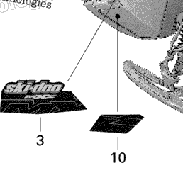 2008 Ski-Doo MX Z TRAIL 500SS Decals | Fox Powersports Can-Am