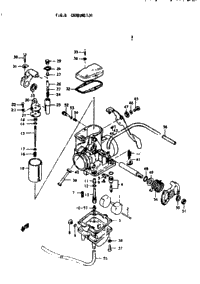 1978 Suzuki SP370 Carburetor | Babbitts Suzuki Parts House