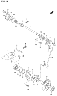 1996 Suzuki RM125 Exhaust Valve (Model Y) | Babbitts Suzuki Parts