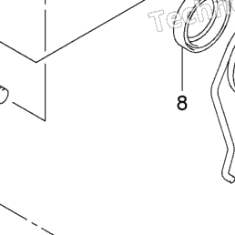 Genuine Suzuki Kick Starter Lever Joint Knuckle – RMZ450/RMX450 2010-14 – OEM 26331-28H20