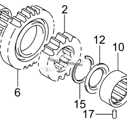 2005 Suzuki GSX-R750 Transmission | Babbitts Suzuki Parts House