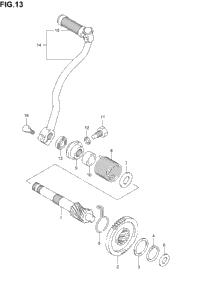1996 SUZUKI DS80 DS 80 DS80D - SIDE KICK STAND SPRING