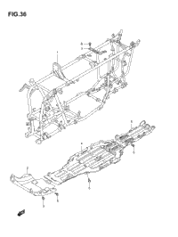 2006 Suzuki LT-A700X Frame | Babbitts Suzuki Parts House