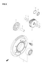 2006 Suzuki LT-A700X Starter Clutch | Babbitts Suzuki Parts House