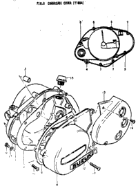 Guarnizione Carter Frizione Per Suzuki TS 185 – Gasketmax 11482-29001 - Foto 4