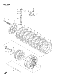 Heavy Duty Clutch Kit – For Suzuki LTZ400 2005-2008 (Fits 2003-2004 Too)