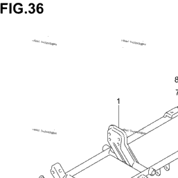 スズキ P.D.F. ASSEMBLY 51770-06B00 2005 Suzuki LT-A700X Frame | Babbitts Suzuki Parts House