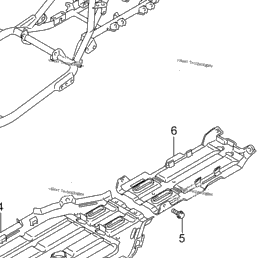 2005 Suzuki LT-A700X Frame | Babbitts Suzuki Parts House