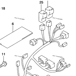 1997 Suzuki TL1000S Wiring Harness | Babbitts Suzuki Parts House