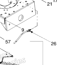 Troy-Bilt 13AP609G063 LTX1842 (2003) Pto Drive, Battery, Frame