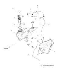 2016 Victory VISION ALL OPTIONS (V16SW36) Fuel System, Fuel Tank