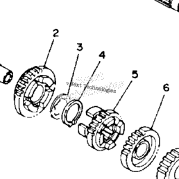 1986 Yamaha MOTO-4 (YFM225S) Transmission | Babbitts Yamaha Parts
