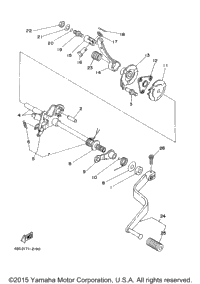 2001 Yamaha BEAR TRACKER (YFM250XN) Shift Shaft | Babbitts