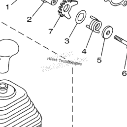 2004 Yamaha KODIAK 450 AUTO 4X4 (YFM45FAS) Shift Shaft | Babbitts