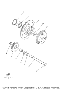 Engine Starter Clutch One Way Bearing Gear For Yamaha Grizzly - Foto 7