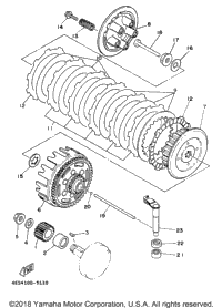 1997 Yamaha YZ80 (YZ80J1) Clutch | Babbitts Yamaha Parts House