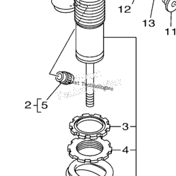 2001 Yamaha YZ125 (YZ125N1) Rear Suspension | Babbitts Yamaha