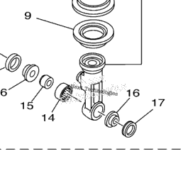 2001 Yamaha YZ125 (YZ125N1) Rear Suspension | Babbitts Yamaha