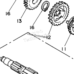2001 Yamaha YZ80 (YZ80N1) Transmission | Babbitts Yamaha Parts House