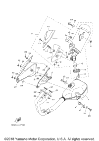 2017 Yamaha R3 (YZFR3HL) Exhaust | Babbitts Yamaha Parts House