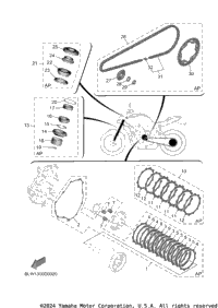 2025 Yamaha MT07 (MT07SB) 2 Maintenance Parts Kit | Babbitts