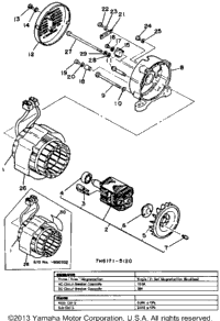 YAMAHA EF1400 ジャンク品 1998 Yamaha EF1400 Generator | Babbitts Yamaha Parts House