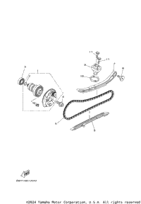 2022 Yamaha ZUMA 125 (GQX125NL) Camshaft & Chain