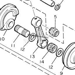 1992 Yamaha PHAZER II (PZ480S) Crankshaft Piston | Babbitts Yamaha
