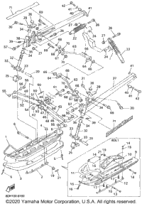 1998 Yamaha VMAX 700 XTCP (PLASTIC SKI, 1.5