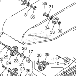 2003 Yamaha SX Viper (SXV70H) Track Suspension 1 | Babbitts Yamaha