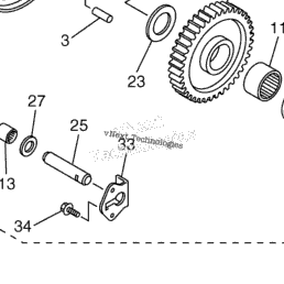 2004 Yamaha RX-1 (RX10J) Alternate Reverse Gear Kit | Babbitts
