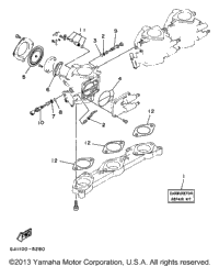 1996 Yamaha WAVE VENTURE 1100 (WVT1100U) Repair Kit 2 | Babbitts