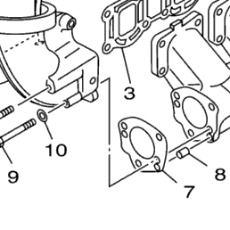 2000 Yamaha XL700 (XL700Y) Exhaust 1 | Babbitts Yamaha Parts House