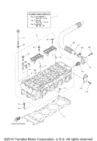 2015 Yamaha WAVERUNNER FZS (GX1800AP) Cylinder 2 | Babbitts Yamaha