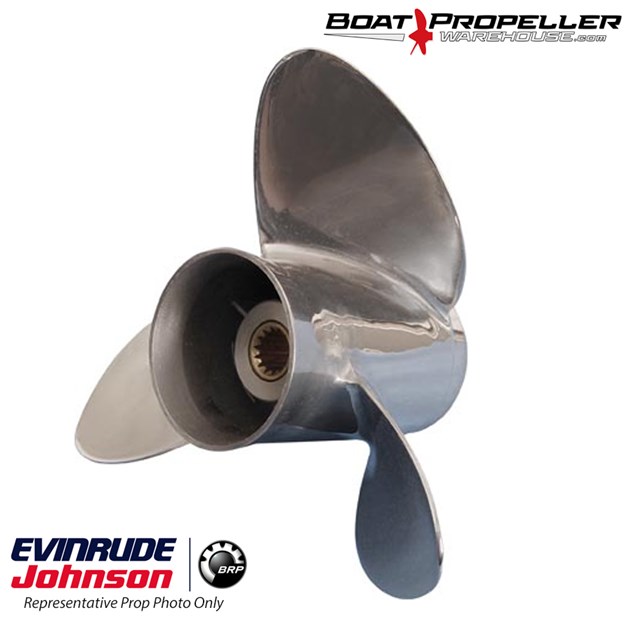 Johnson Evinrude E-Tec 3ブレード アルミニウム V-4 プロペラ 13-1/2インチ x 15インチ 0765182　並行輸入品 : Johnson Evinrude E-Tec Aluminum 3 Blade Prop