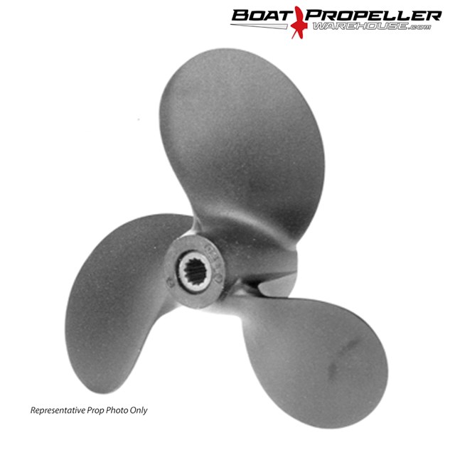 Outboard Propeller 13 3/4x15 For Mercury Boat Engine 40-140HP 15 Spline