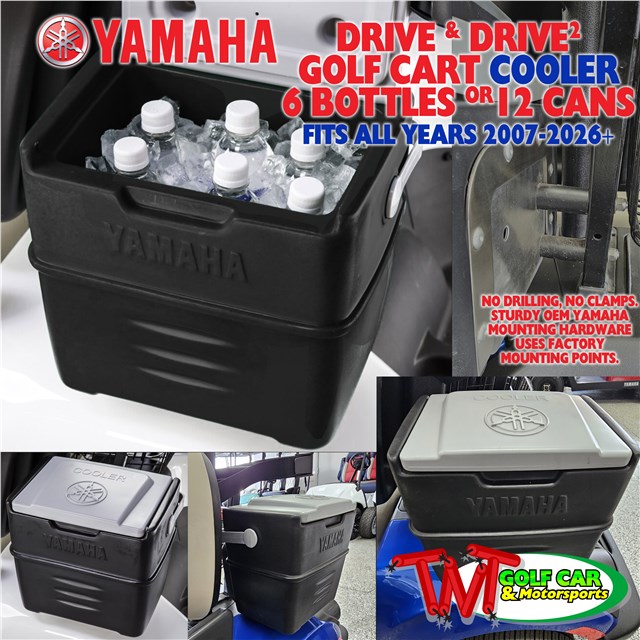 Yamaha 6 Bottle or 12 Can Cooler for 2007-2026+ Cars : TNT Golf